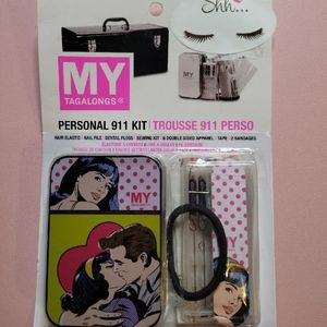Personal 911 Kit by MY TAGALONGS Nail File, Floss, Sewing Stocking Stuffer Retro